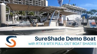 SureShade Demo Boat Overview with RTX amp MTX Boat Shades [upl. by Sile543]