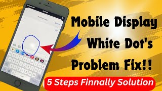 How to remove mobile display white spot [upl. by Jean-Claude]