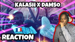 AMERICAN REACTS TO FRENCH RAP Kalash  Mwaka Moon ft Damso English Lyrics CC [upl. by Skardol]