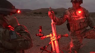 60 mm Mortar System Live Fire Exercise [upl. by Wurtz]