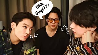 ENG SUBS Jimin EXPOSING Taekook in VMINKOOK Vlive Taekook Moments [upl. by Lavena232]