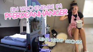 Ich muss für 30 LEUTE kochen 😱 4 Tage im PFERDEANHÄNGER leben ohne Dusche oder richtiges Klo 🫣🤓 [upl. by Grimaldi]