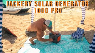 Jackery Solar Generator 1000 Pro  Portable Lithium Power Station Overview amp First Impressions 2023 [upl. by Hartwell]