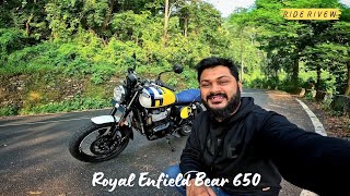 InDepth Practical Ride Review of Royal Enfield Interceptor BEAR 650  Is It Worthy Scrambler Now [upl. by Zanze]