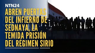 Abren las puertas del infierno de Sednaya la temida prisión del régimen sirio [upl. by Anerahs209]