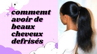 conseils pour CHEVEUX DEFRISÉS [upl. by Ynove]