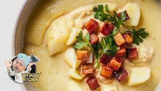 Kartoffelsuppe mit Speck Das beste Rezept für eine cremige Suppe [upl. by Myo561]