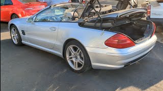 2006 Mercedes Benz 500SL convertible roof problem diagnosed and possibly fixed [upl. by Amelie]