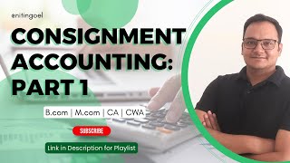 Consignment Accounting Part 1 [upl. by Stanislaus626]