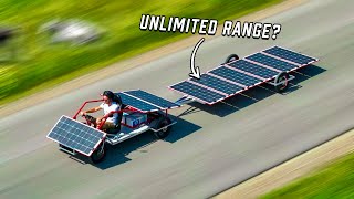 INFINITE RANGE ELECTRIC CAR  DIY Build [upl. by Randi]