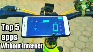 Best speedometer app for android  top 5 without internet cycle meter apps  speedometer apps [upl. by Kiraa810]