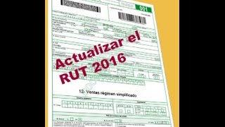 Como Actualizar el Rut Con Mecanismo Digital 2016 [upl. by Reid]