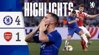 ⏪️ Chelsea 41 Arsenal  Eden Hazards Final Match  HIGHLIGHTS  UEFA Europa League Final 2019 [upl. by Shellie20]