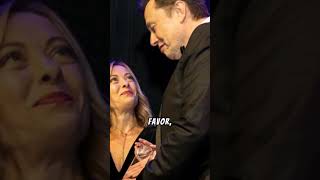 Elon Musk Clears Up Romance Rumors with Italian PM Giorgia Melonicelonmusk relationship facts [upl. by Suiraj]