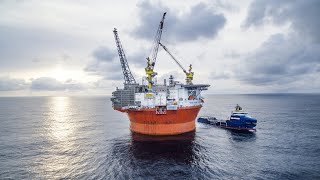 World Class Engineering  Mega Construction Offshore Oil And Gas Drilling Platform [upl. by Yrffej]