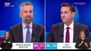 PS vs IL  Pedro Nuno Santos vs Rui Rocha  Eleições Legislativas 2024 [upl. by Hanikehs]