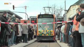 Eröffnung der Linie 2 der Nordhäuser Straßenbahn [upl. by Aved]