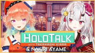 【HOLOTALK】With our 23rd guest NAKIRI AYAME Happy Season 2 kfp キアライブ [upl. by Helbona]