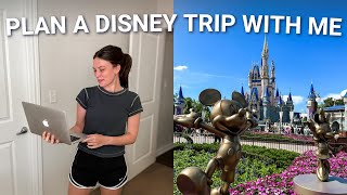 DISNEY WORLD TRIP PLANNING VLOG  dining reservations airport transportation party tickets amp more [upl. by Dnana]