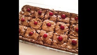 Enfes Vişneli Browni TarifiVişneli Browni Nasıl YapılırBera Tatlidunyasi [upl. by Kizzie725]