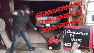 TwoStroke Snow Blower Wont Start  Diagnosis and Repair [upl. by Caria]