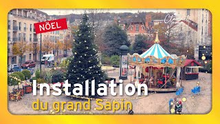 Installation du Sapin de lHôtel de Ville de Clamart 🎄 [upl. by Eintihw27]