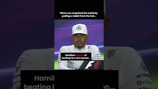 When Lewis Hamilton was unaware of Nico Rosbergs decision to retire from Formula 1 [upl. by Ewnihc]