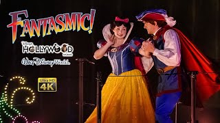 Fantasmic Full Show 4K Walt Disney World Disneys Hollywood Studios 2023 01 02 [upl. by Ellenehs]