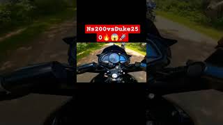 NS200 vs Duke 250🔥😱🚀trending ytshortsviral youtubeshorts ns200topspeed duke200topspeed [upl. by Allesig]