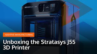 Unboxing the Stratasys J55 3D Printer in Javelins Additive Manufacturing Centre [upl. by Conal857]