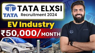 TATA ELXSI Recruitment 🔥🔥 Jobs in EV Industry Complete Roadmap  Starting  Salary ₹50000month [upl. by Nyrrek285]