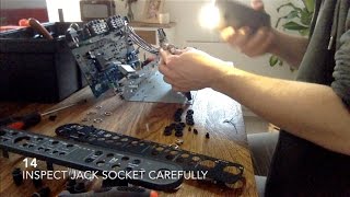 How to remove a broken jack tip Mbox Pro 3 dissassembly [upl. by Glynis311]