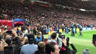 Champions league anthem Manchester United vs Juventus 23102018 [upl. by Aelyk637]