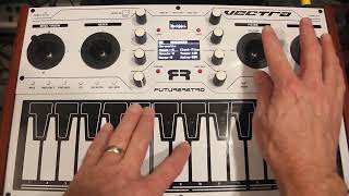 Future Retro Vectra Synthesizer beat and sequencer example [upl. by Ranzini]