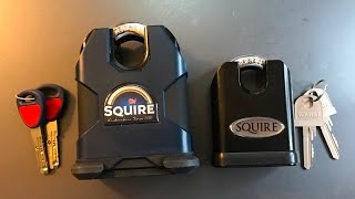 371 HUGE Squire SS80CS Mauer NW4 Core Padlock Picked and Gutted [upl. by Attaynik]