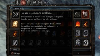 Lanza relámpago astillada Dark Souls 2 [upl. by Aerdnwahs554]