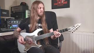 BENIGHTED  IMPLORE THE NEGATIVE  GUITAR PLAYTHROUGH [upl. by Yerffeg29]