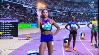 OMG Greatest 200M in history Shericka destroyed Julien alfred amp Gabby thomas [upl. by Enomys336]