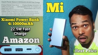 Xiaomi Power Bank 4i 10000mAh Unboxing  Best Power Bank 10000mAh  Harish Chandra Sinku [upl. by Enilatan]