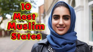 10 Most Muslim States in the USA [upl. by Tawnya]