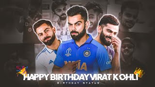 Falak Tak Chal Sath Mere X Virat Kohli 🥰 • Beat Sync • Virat Kohli Birthday Status 🔥💕• Last Of Tashu [upl. by Deuno]