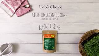 Udos Choice Beyond Greens Ingredients [upl. by Ahseital757]