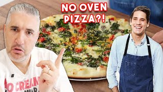 Italian Chef Reacts to Brian Lagerstroms NO OVEN PIZZA  Honest Review and Improvements [upl. by Odnumyer]