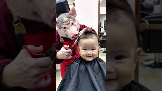 Piggy learned how to give the baby a haircut and the baby was so happy Haircut Second Senior Bro [upl. by Adnilec]