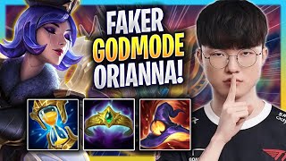 FAKER LITERALLY GOD MODE WITH ORIANNA  T1 Faker Plays Orianna MID vs Yasuo  Bootcamp 2023 [upl. by Nerak]