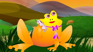 Five Little Froggies Jumping On The Bed  Children Nursery Rhymes I Kids Kindergarten Songs I Baby [upl. by Layor]