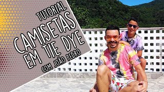 TIEDYE COM JOÃO PEDRO  Théo e Tintas [upl. by Downey]