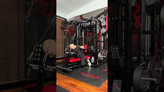 ULTIMATE HOME GYM  Shoulder training on TYTAX shoulder motivationalquotesoftheday motivation [upl. by Philemon]