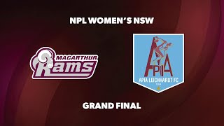 NPL NSW GRAND FINAL  Macarthur Rams Womens FC v APIA Leichhardt FC [upl. by Isma886]