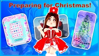 🔴LIVE PLAYING ROYALE HIGH Preparing for the CHRISTMAS UPDATE TOMORROW Grinding and chatting ✨🎄✨ [upl. by Attenaej914]